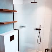 Bespoke shower screen installation